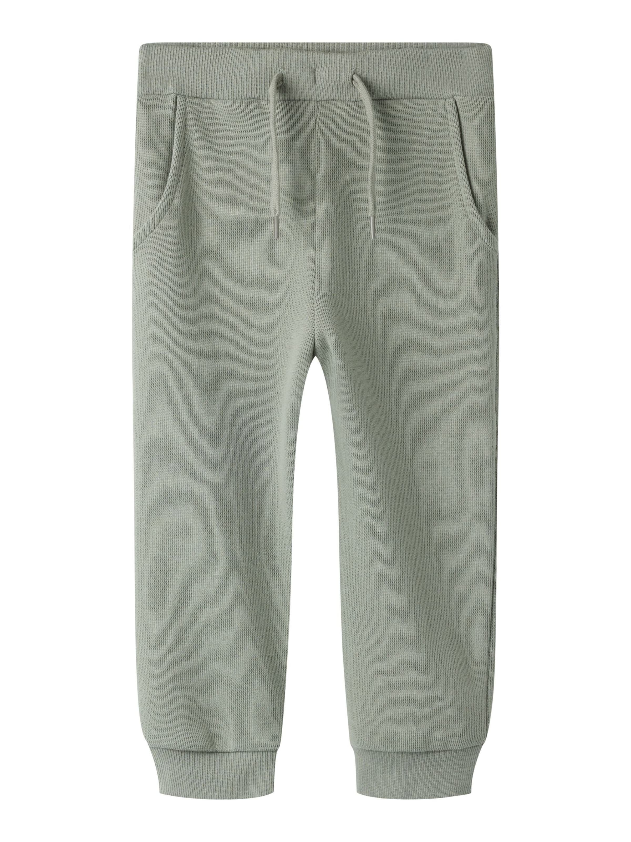 Tapered Pantaloni 'NMMObear' di NAME IT in grigio: frontale