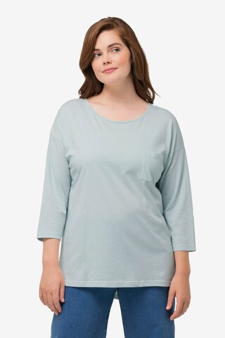 Ulla Popken Pajama Shirt in Blue: front