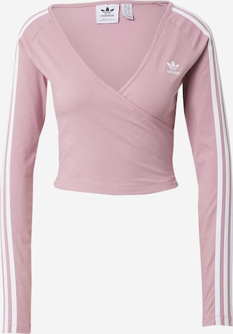 ADIDAS ORIGINALS Тениска в лилав: отпред