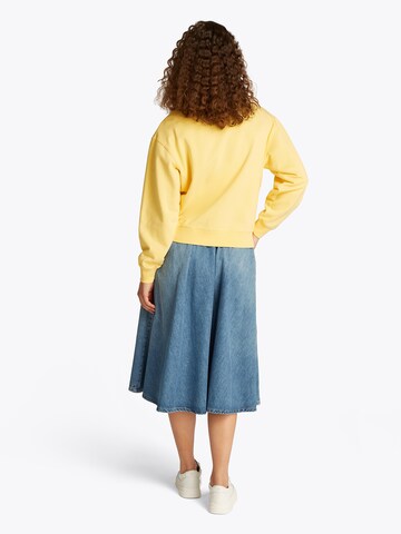 Felpa di TOMMY HILFIGER in giallo