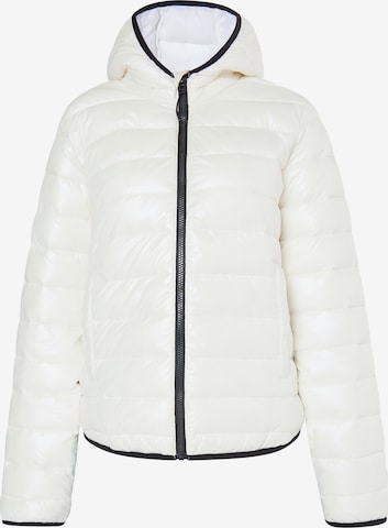 MYMO Prehodna jakna 'Biany' | bela barva: sprednja stran