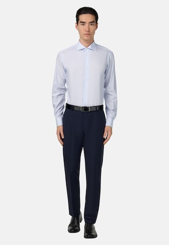 Boggi Milano Regular fit Zakelijk overhemd in Blauw