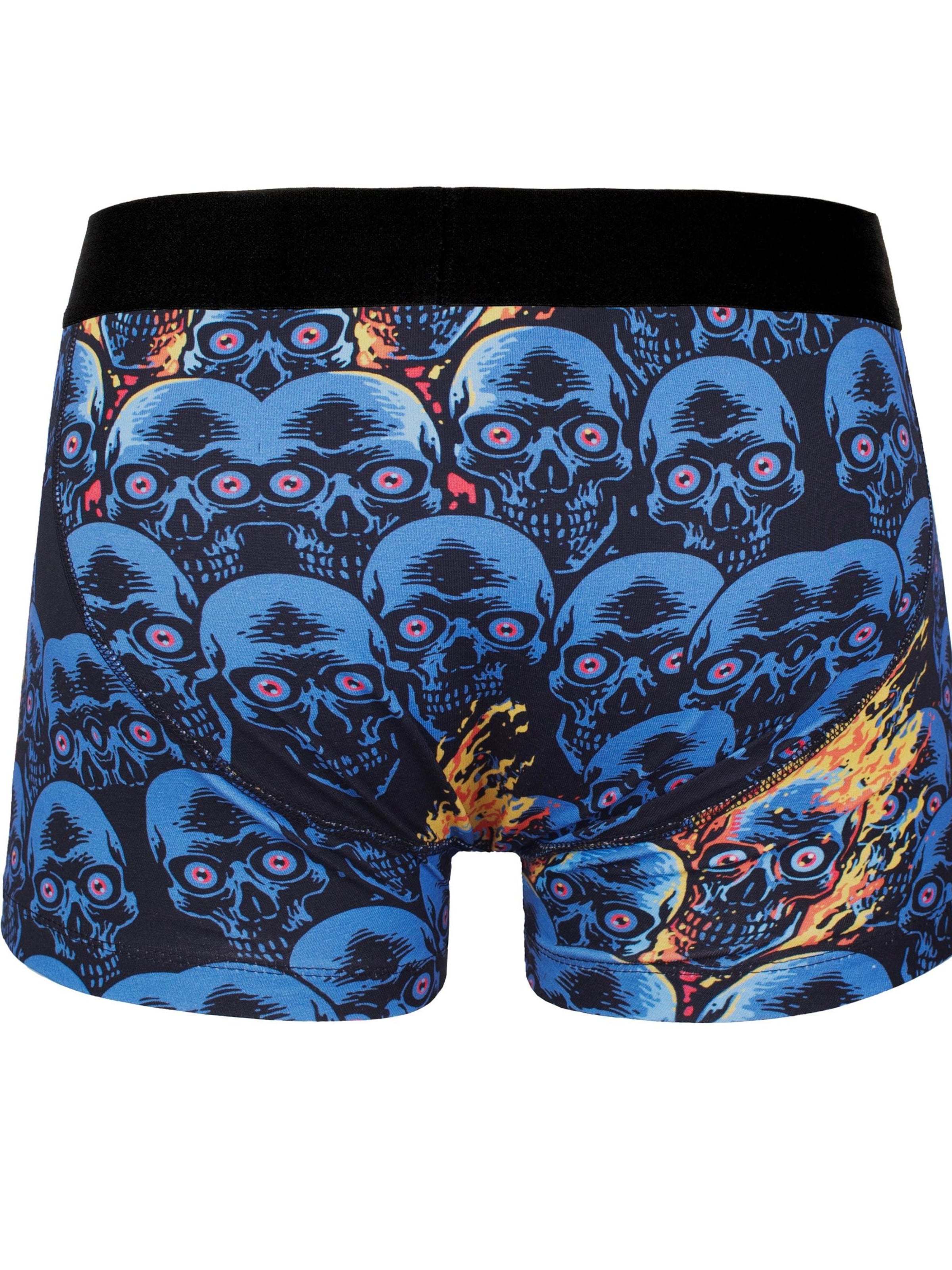 Boxers 'Knucklehead' American Socks en bleu