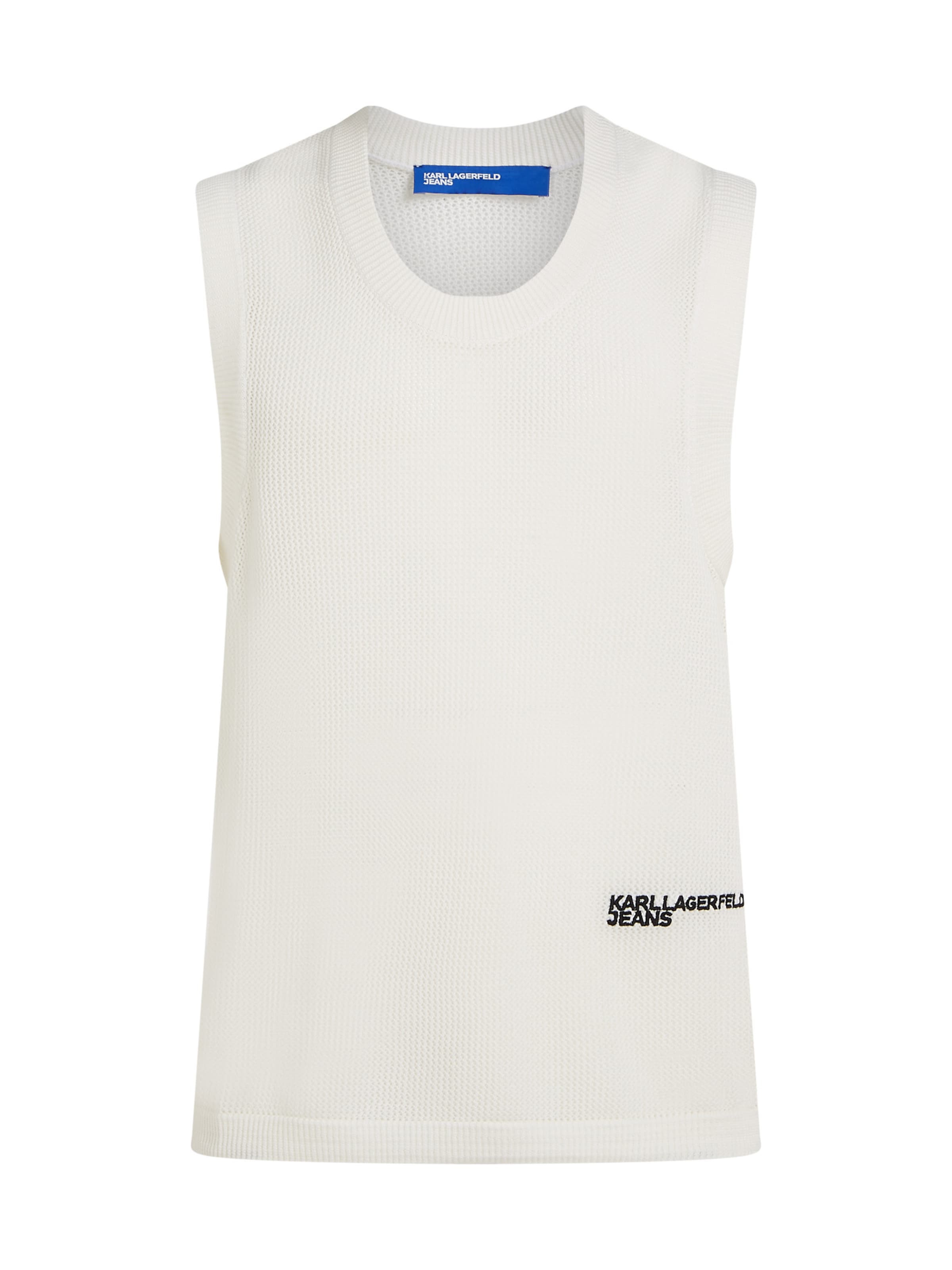 KARL LAGERFELD JEANS Pullover in Weiß: Vorderseite