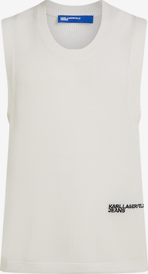 Megztinis iš KARL LAGERFELD JEANS, spalva – juoda / balta, Prekių apžvalga