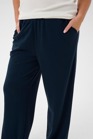 KAFFE CURVE - Pierna ancha Pantalón 'KCAnnia' en azul