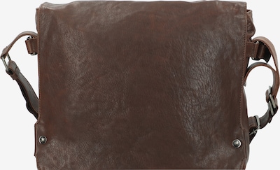 Harold's Messenger ' Pull Up' en marron, Vue avec produit