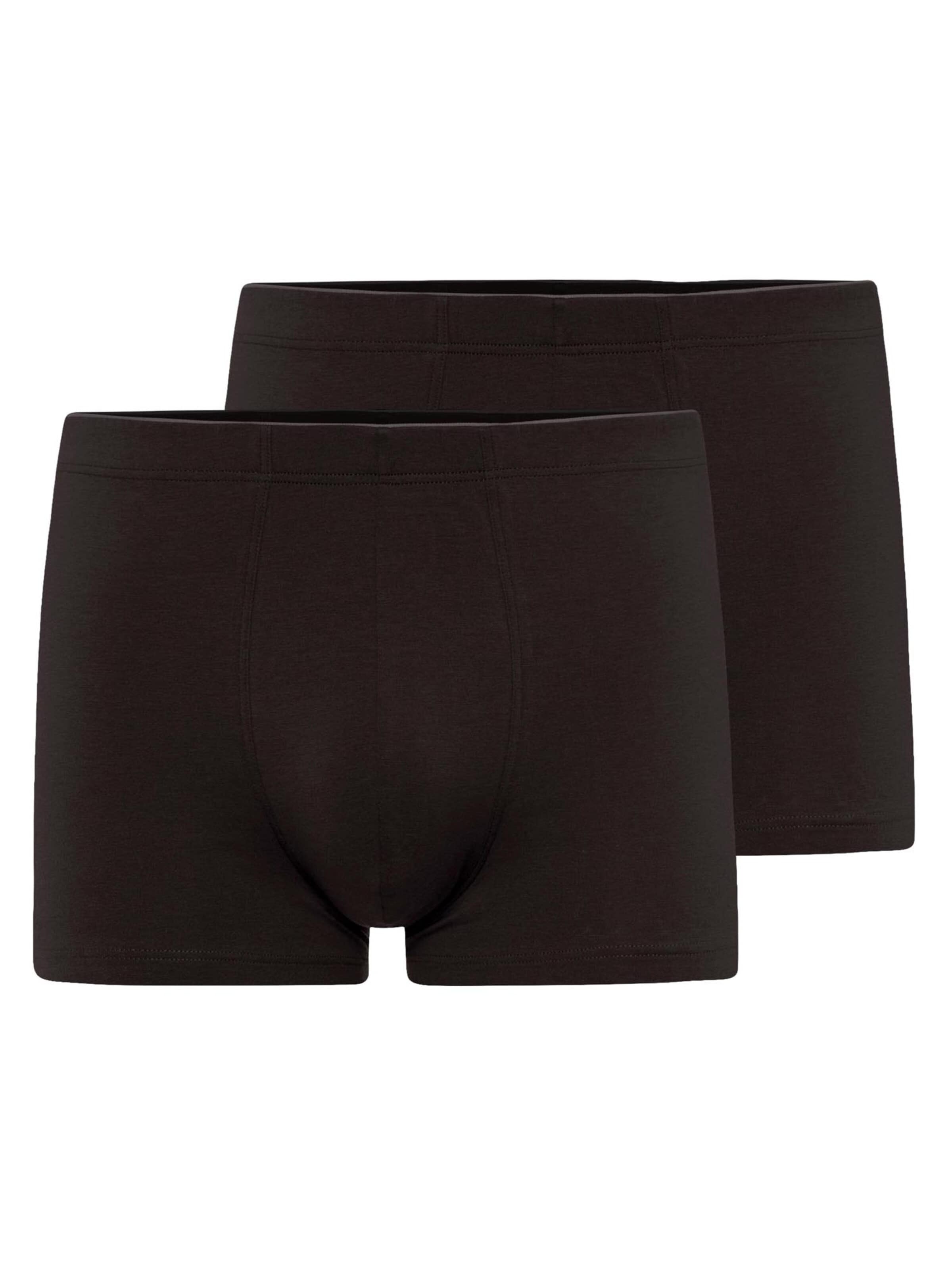 Hanro Boxershorts 'Cotton Superior'‌‌‌‌‌‌ in Schwarz: Vorderseite