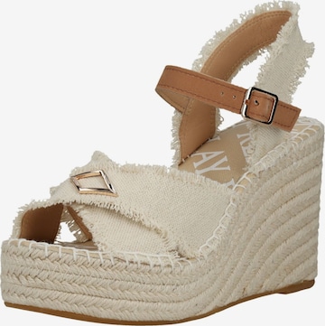 Sandales REPLAY en blanc : devant