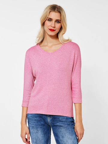 T-shirt STREET ONE en rose : devant