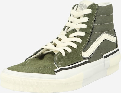 VANS Baskets hautes en olive / blanc, Vue avec produit