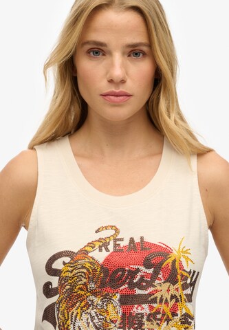 Haut 'Tokyo' Superdry en beige