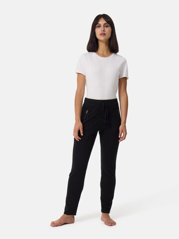 CASH-MERE.CH Slimfit Hose in Schwarz