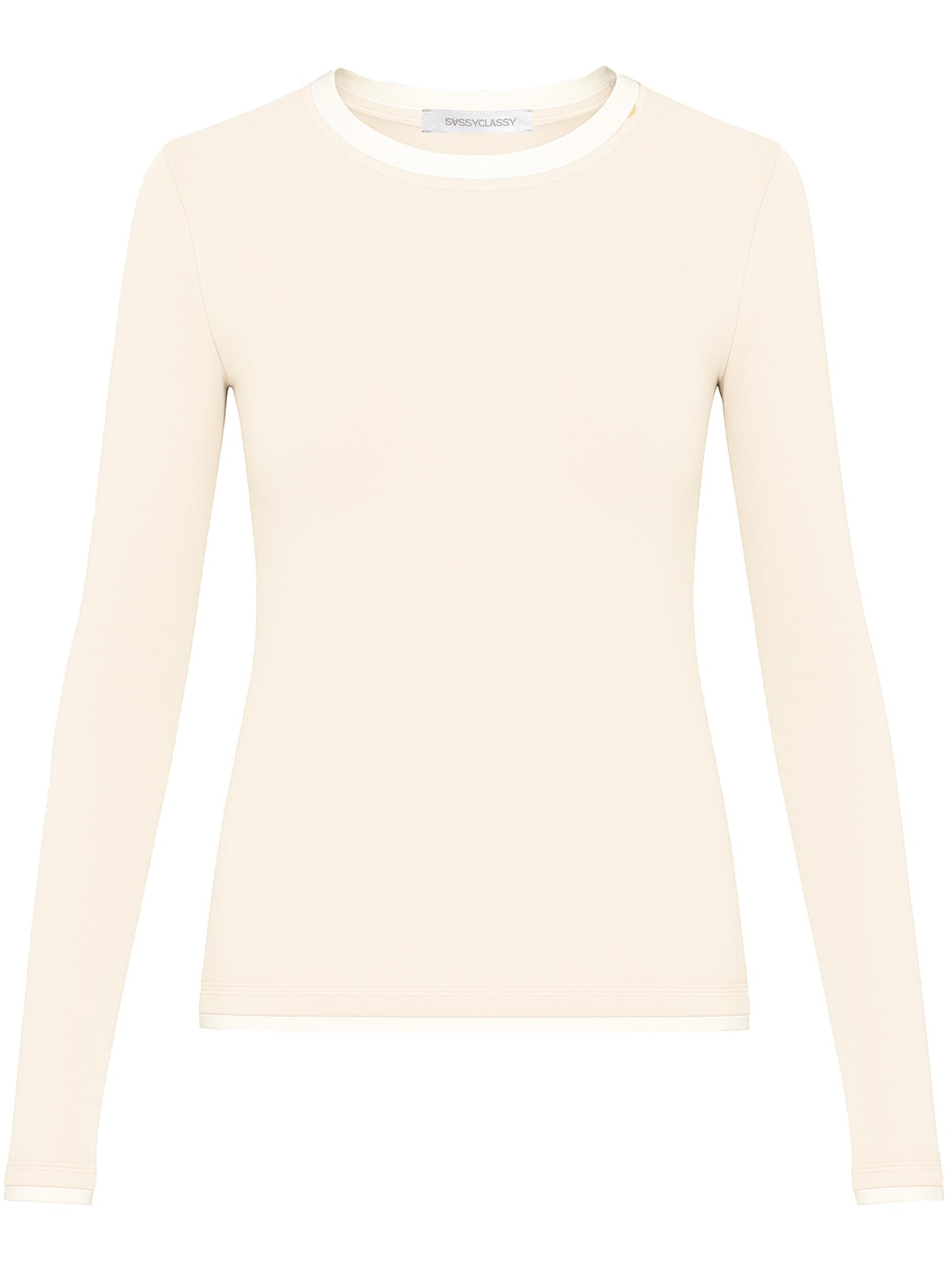 SASSYCLASSY Shirt in Beige: Vorderseite
