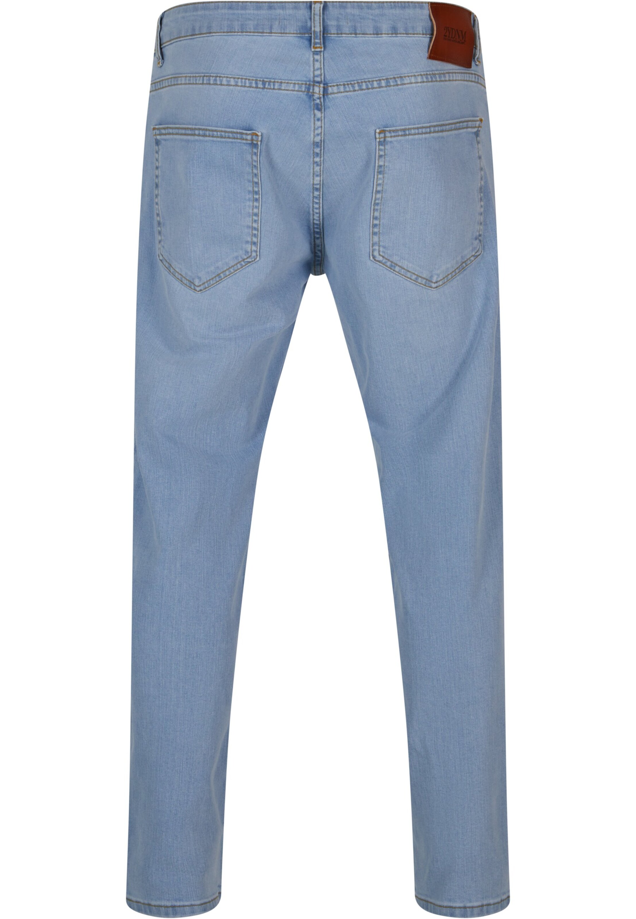 2Y Premium Regular Jeans 'Distressed' in Blau