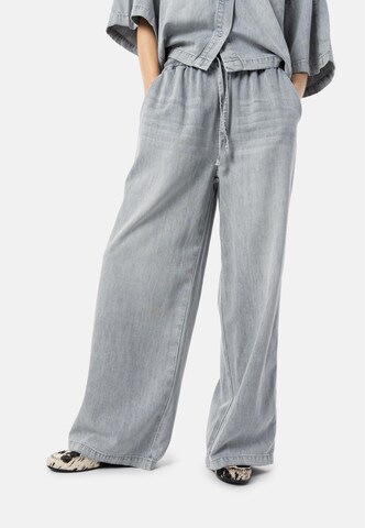 Elias Rumelis Wide leg Jeans 'Silka' in Grijs: voorkant