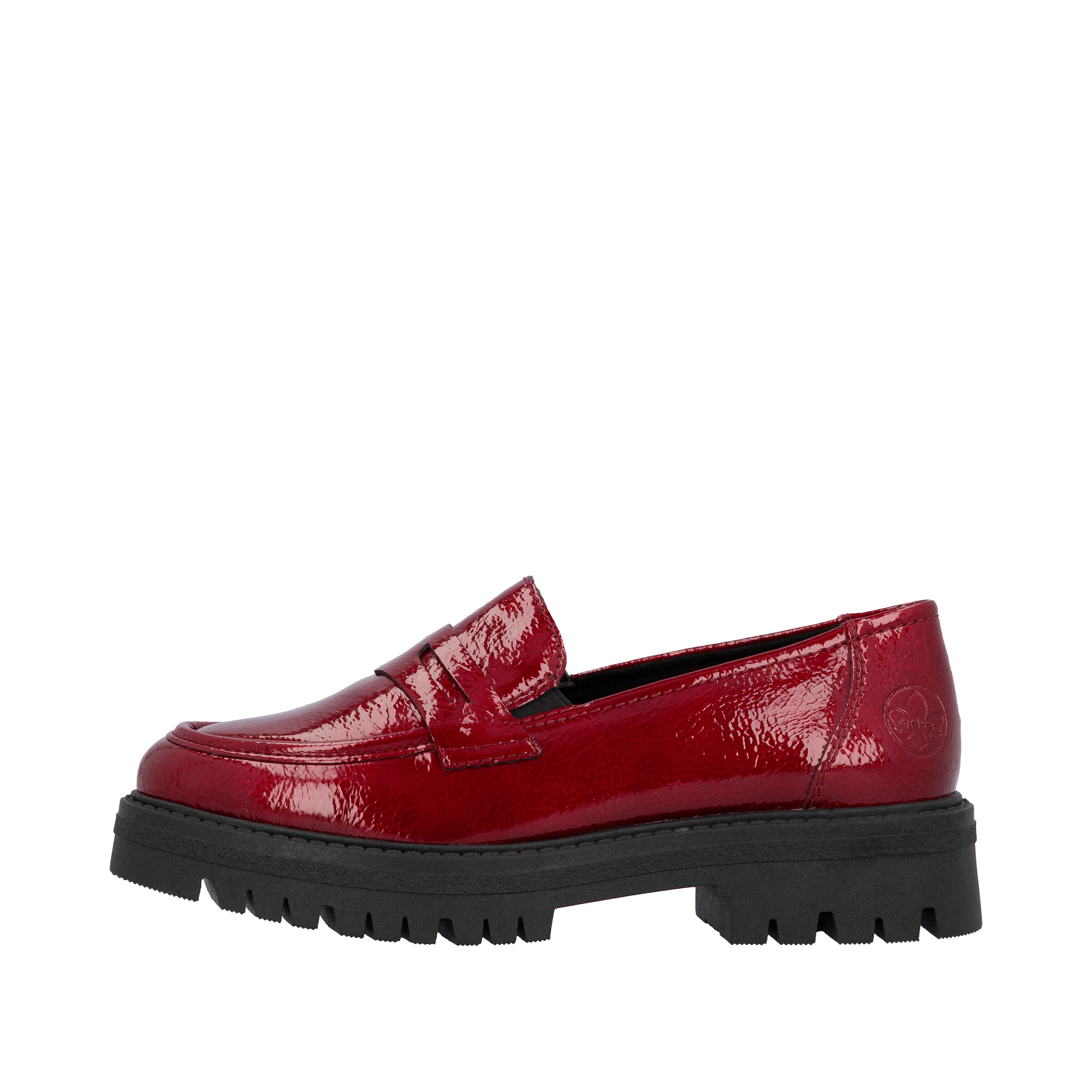 Chaussure basse Rieker en rouge