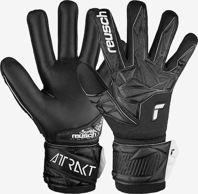 REUSCH Sporthandschoenen 'Attrakt Infinity NC' in de kleur Zwart / Wit, Productweergave