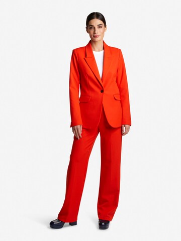 Regular Pantalon à plis Rich & Royal en rouge