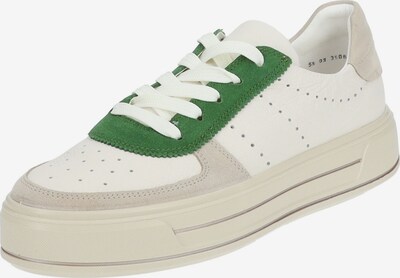 Sneaker bassa ARA di colore beige chiaro / verde erba / bianco, Visualizzazione prodotti