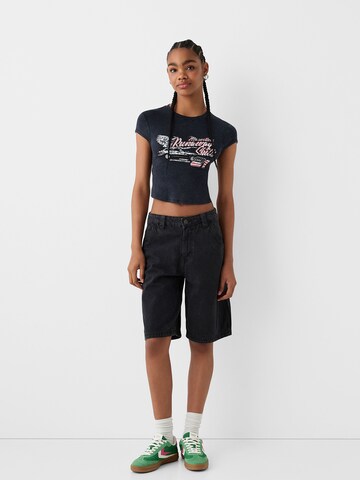 T-shirt Bershka en noir