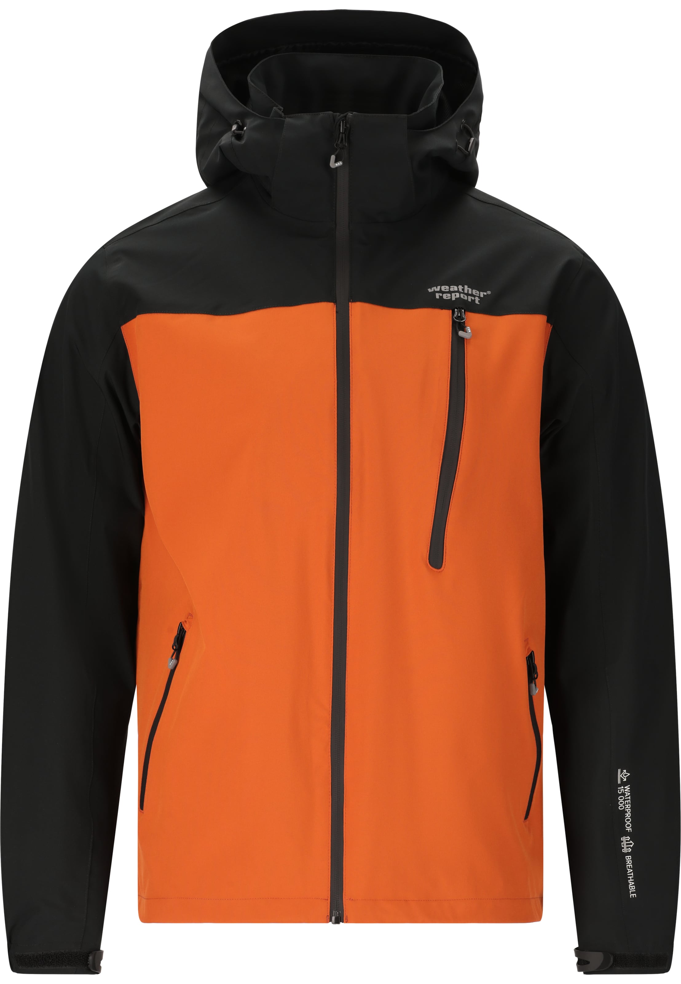 Weather Report Outdoor jacket 'Delton' in Orange: front