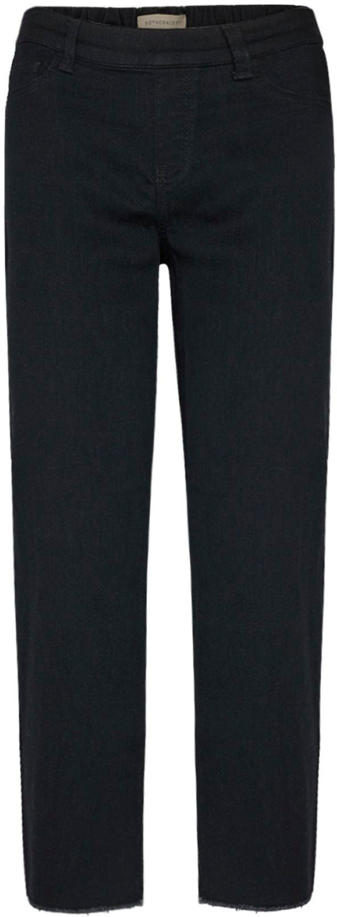 Soyaconcept Regular Jeans in Schwarz: Vorderseite