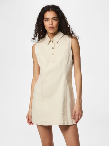 Abito 'PCGrace' di PIECES in beige: frontale