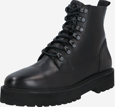 DAN FOX APPAREL Bottines à lacets 'Alen' en noir, Vue avec produit