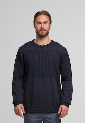 INDICODE JEANS Trui 'Fame' in Blauw: voorkant