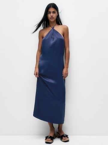 Pull&Bear Kleid in Blau: predná strana