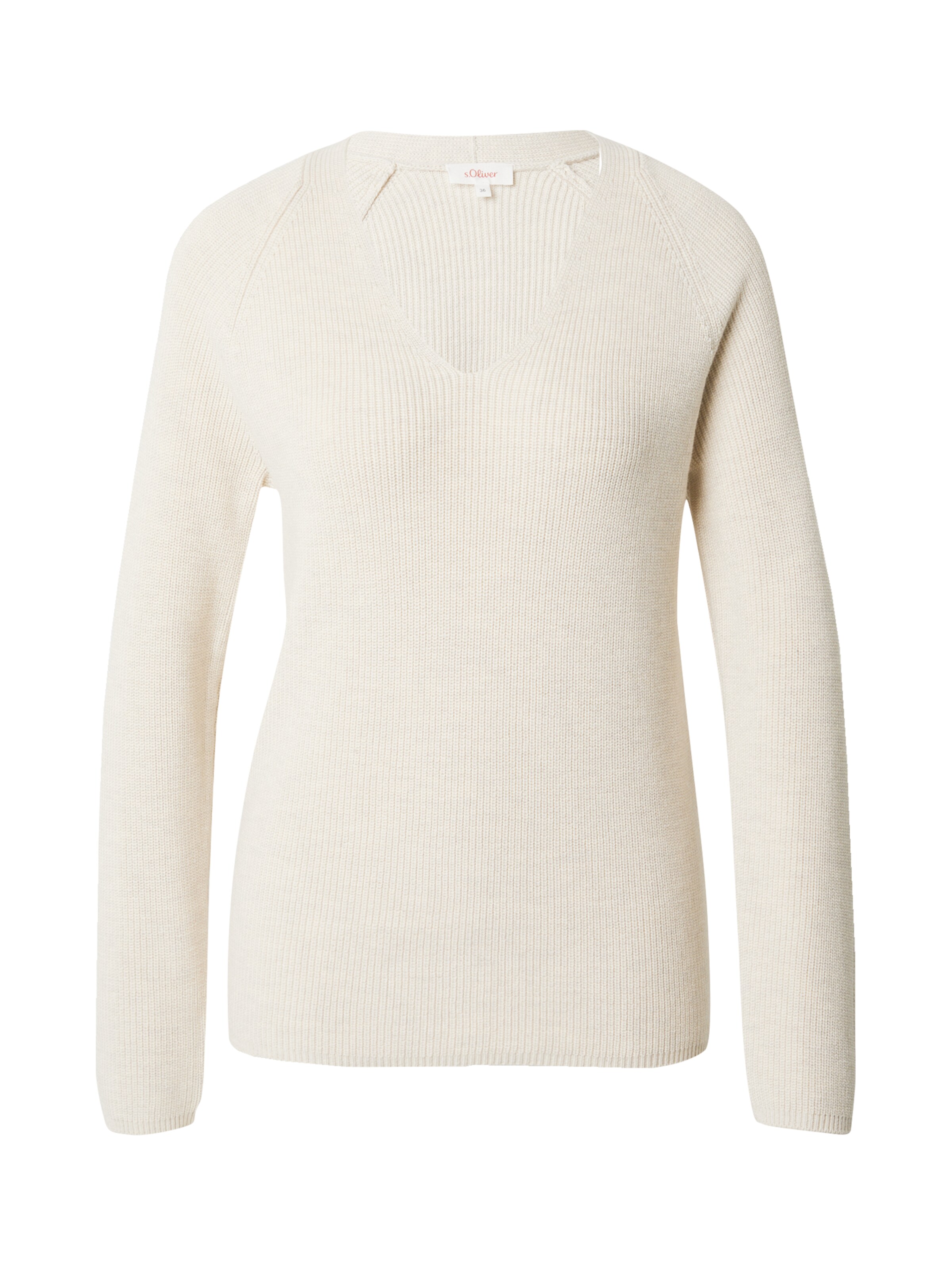 s.Oliver Pullover in Beige: Vorderseite