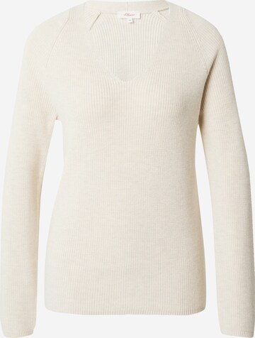 Pullover di s.Oliver in beige: frontale