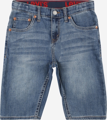 LEVI'S ® Slimfit Jeans 'LVB LW PERFORMENCE SHORT' i blå: framsida