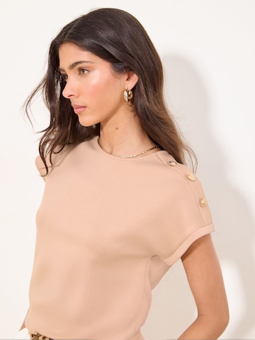 Lipsy Majica | bež barva