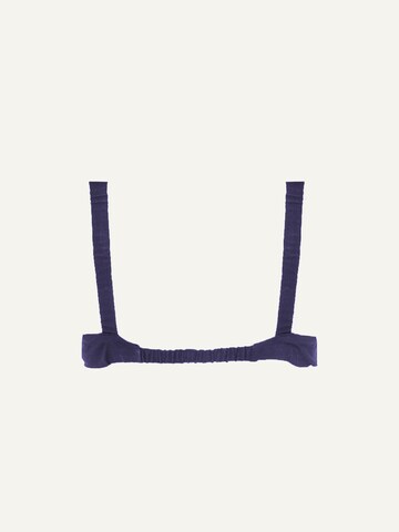 ZUBEK Triangel BH ''Merino Wool'' in Blau