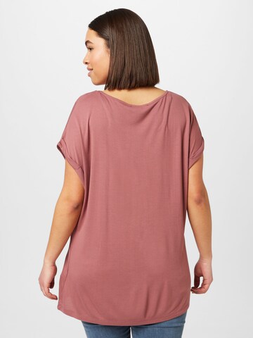 ABOUT YOU Curvy T-shirt 'Darleen' i rosa