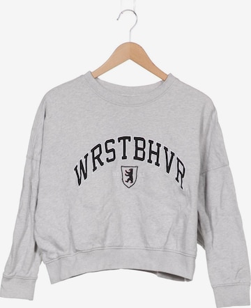 WRSTBHVR Sweatshirt & Zip-Up Hoodie in XS in Grey: front