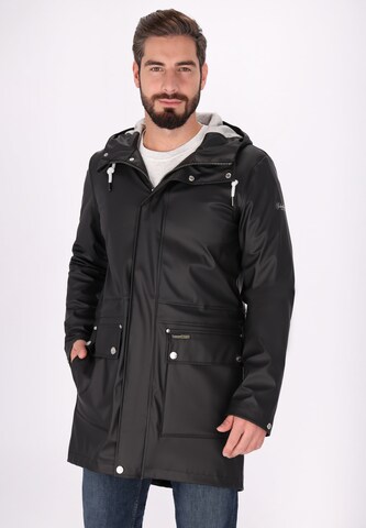 Cappotto di mezza stagione di Schmuddelwedda in nero: frontale