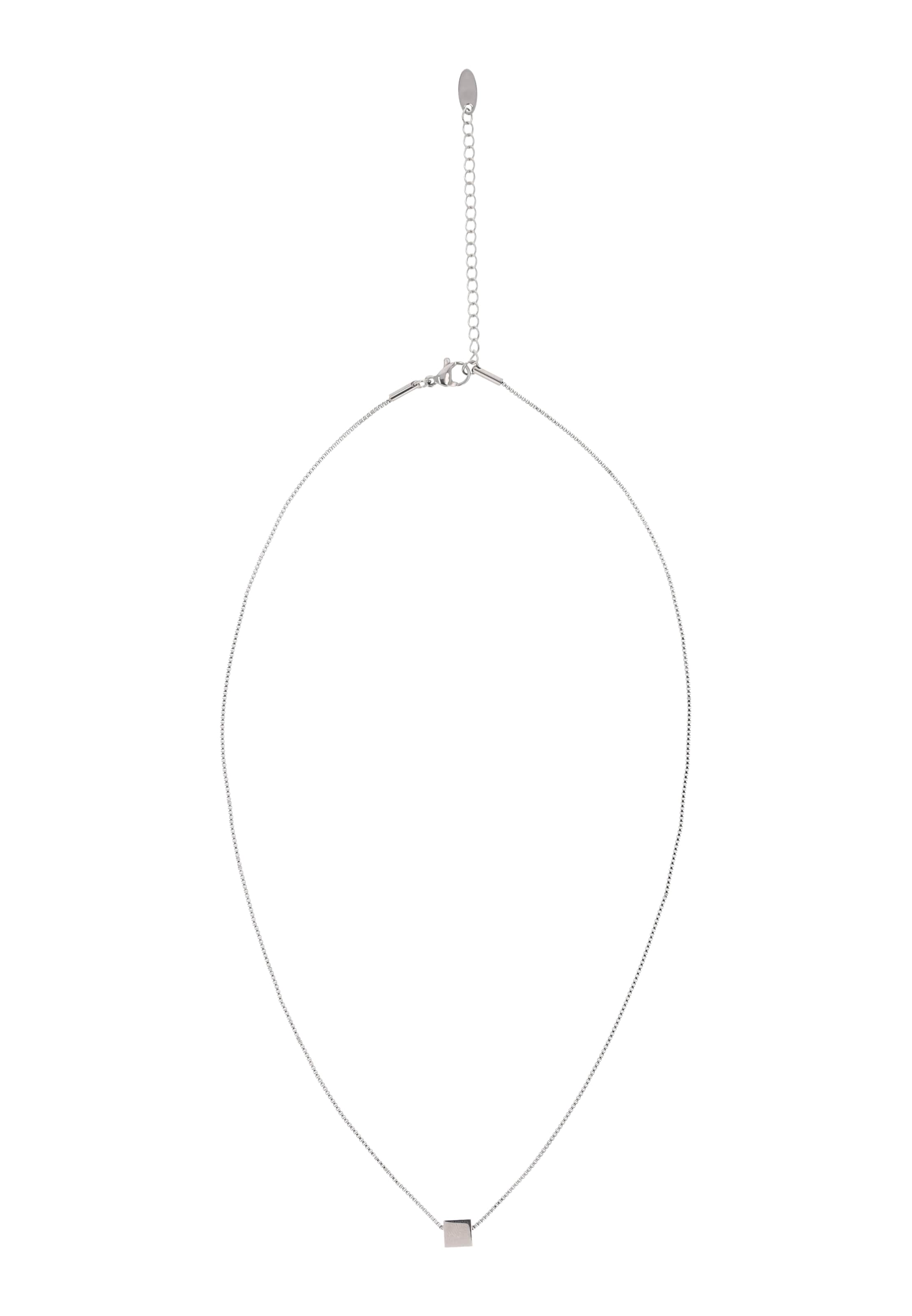 usha WHITE LABEL - Cadena en plata: frente