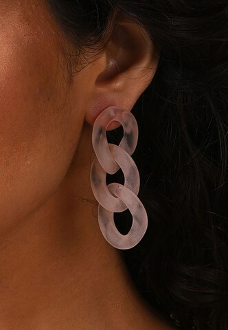 SOHI Earrings 'Ellery' in Pink