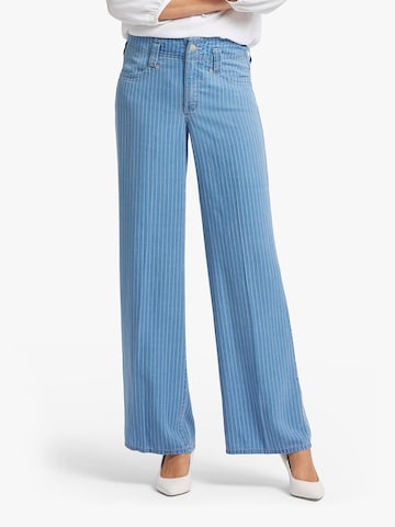 NYDJ Wide leg Jeans 'Teresa ' in Blauw: voorkant