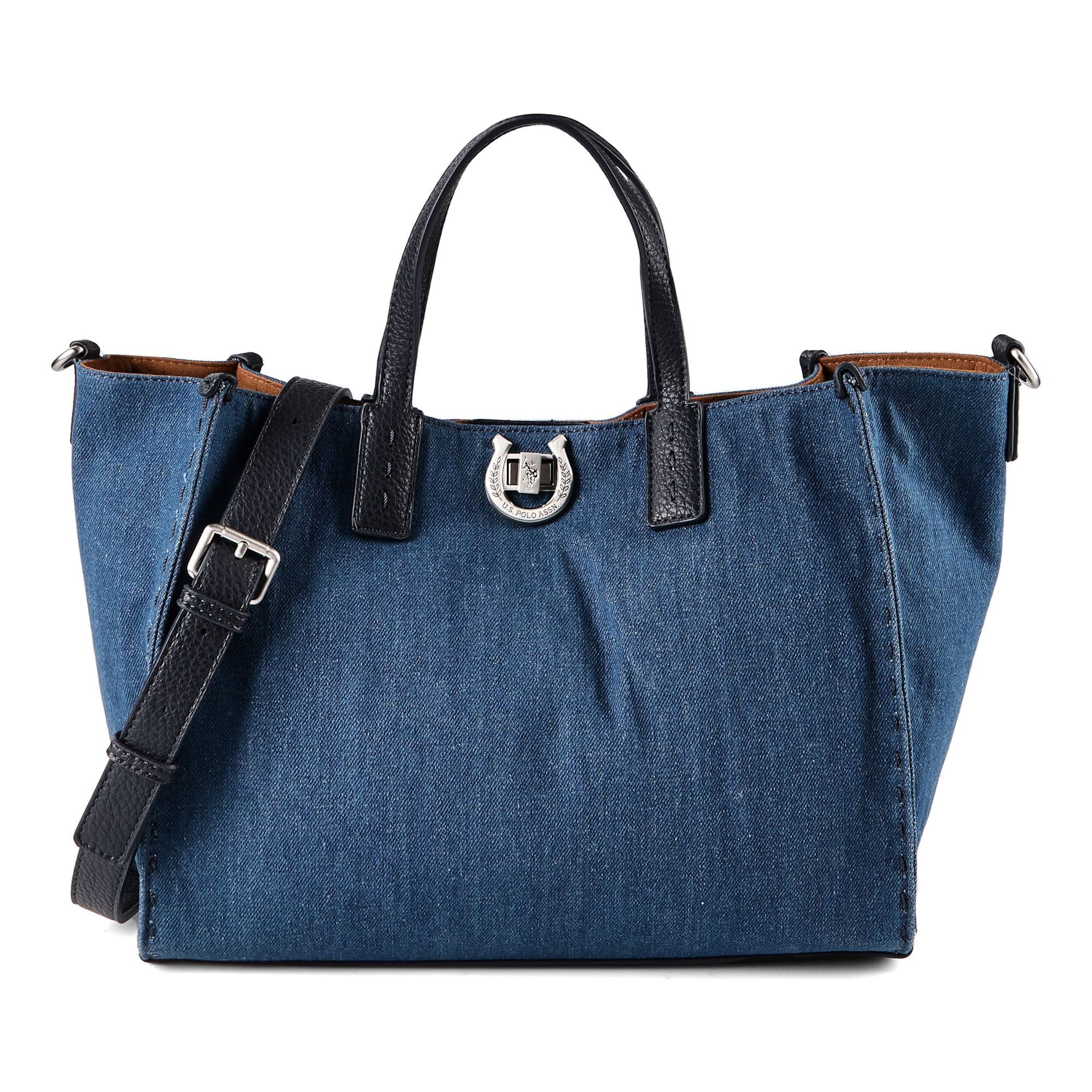 U.S. POLO ASSN. Shopper 'Middleton' in Blauw: voorkant