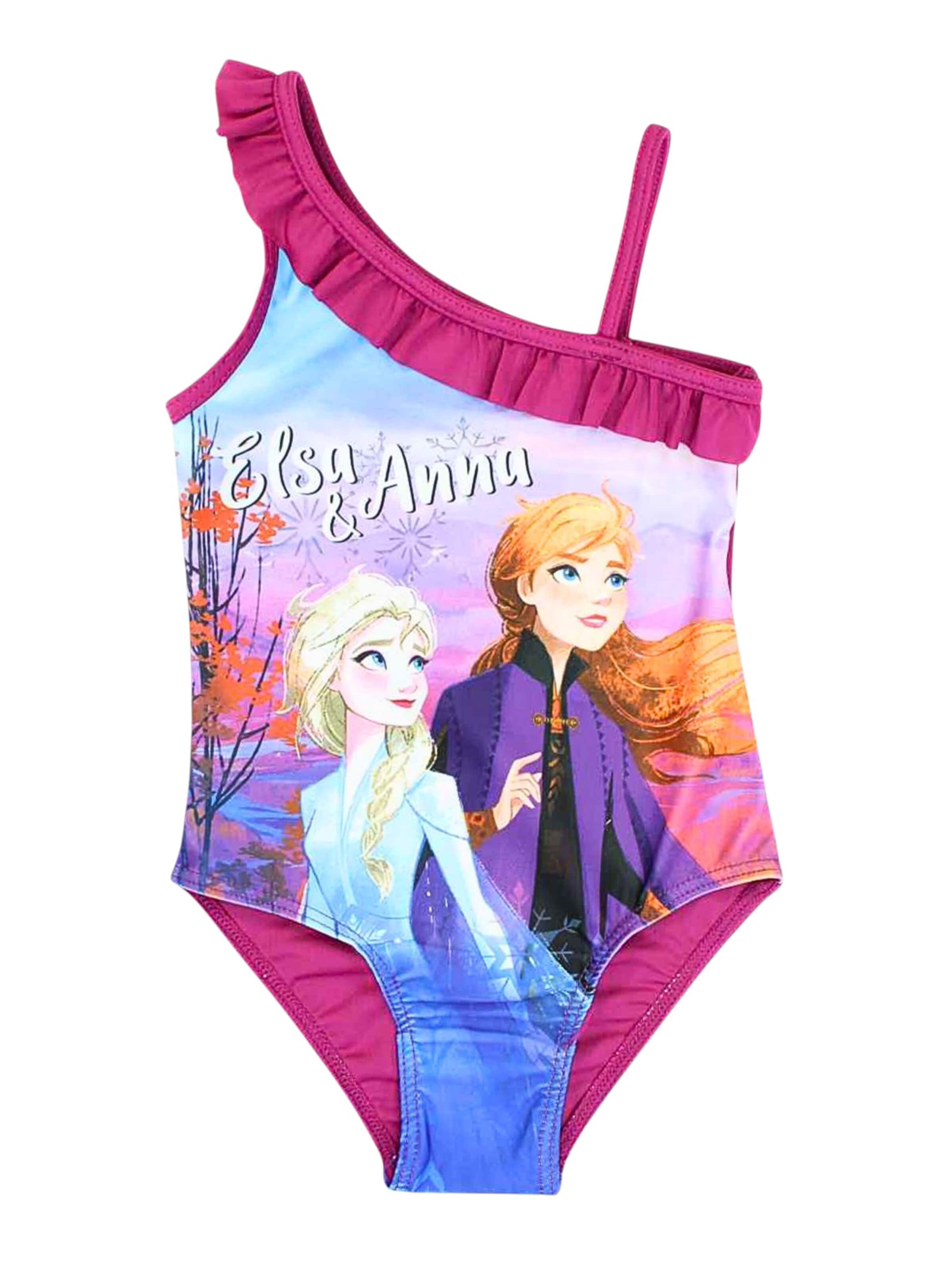 Disney Frozen Badeanzug‌‌‌‌‌‌‌ in Pink: Vorderseite