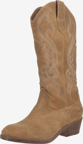 Stivale da cowboy di Blowfish Malibu in marrone: frontale