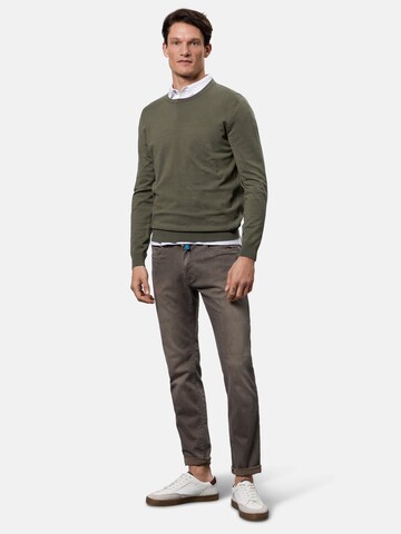 PIERRE CARDIN Slim fit Jeans 'Lyon' in Brown