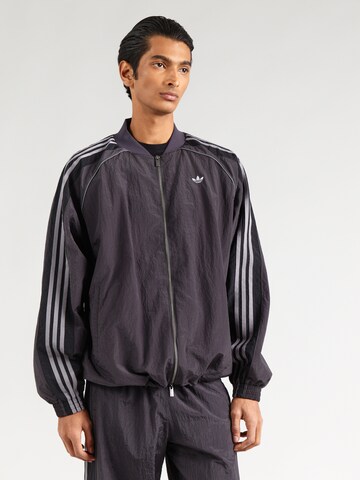 ADIDAS ORIGINALS Átmeneti dzseki 'Adilenium' - fekete: elől