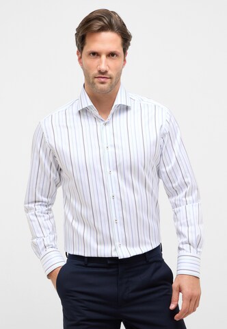 ETERNA Regular fit Zakelijk overhemd in Blauw: voorkant