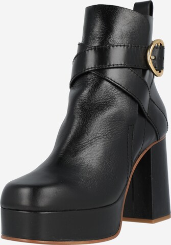 Bottines 'LYNA' See by Chloé en noir : devant