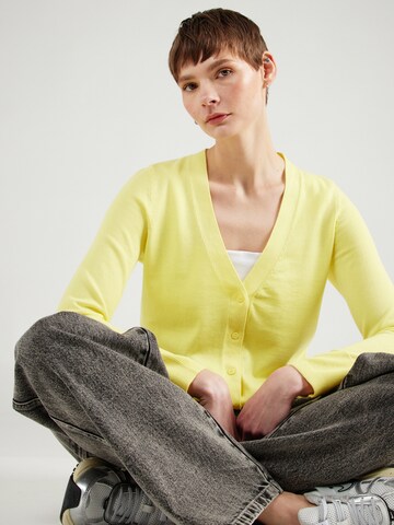 Cardigan ESPRIT en jaune